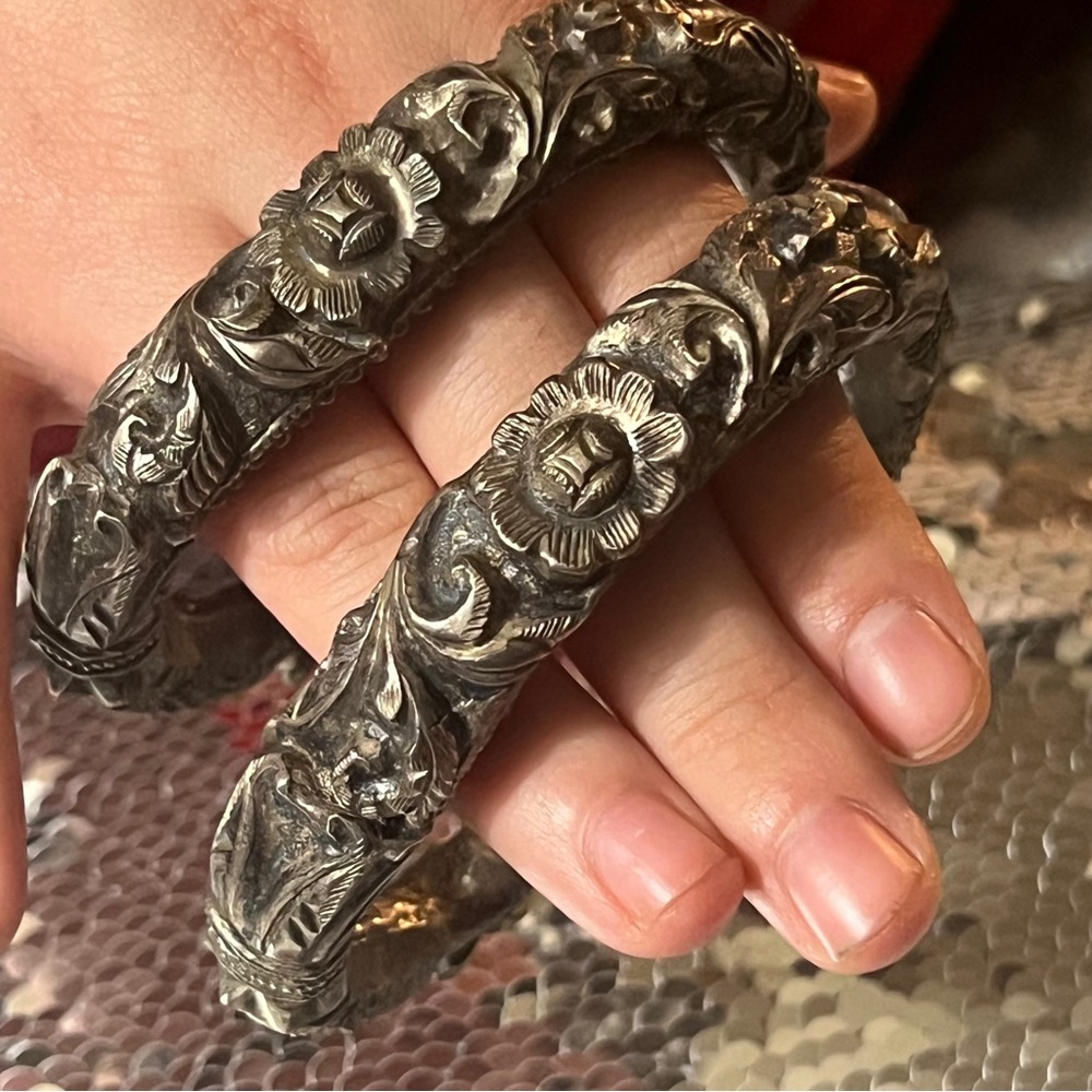 Hand made Dragon Tibet  cuffs